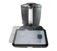 ComfyHarbor Protection d'écran en verre trempé ultra-transparent pour Thermomix TM7, 24,1 x 16 cm, résistante aux rayures, couverture complète, design facile à nettoyer pour un fonctionnement sans