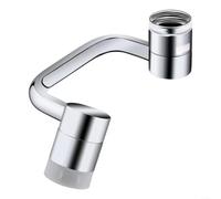 ComfyHarbor Rallonge de robinet rotative à 360° avec pulvérisateur et | Buse en silicone anti-éclaboussures pour évier de cuisine, convient pour les robinets de 22 mm de diamètre intérieur et 24 mm
