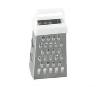 ComfyHarbor Râpe en acier inoxydable, pour mini trancheuse à quatre côtés avec poignée antidérapante, outil de cuisine pour hacher l'ail et les légumes, design compact suspendu (couleur aléatoire)