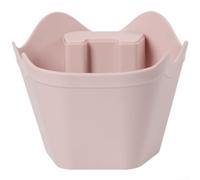 ComfyHarbor Récipient multifonction pour marc de café avec tampon en silicone - Poubelle silencieuse pour machines à expresso, outils noirs (rose)