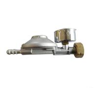 ComfyHarbor Régulateur de gaz basse pression de 30 mbar avec manomètre, débit de 1,5 kg/h, valve de réduction en alliage de zinc pour la Russie, l'Ukraine, la Roumanie, la République tchèque, le