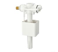 ComfyHarbor Robinet Flotteur pour cuivre Plastique Entrée Latérale Toilette(white)