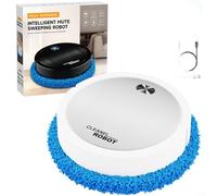 ComfyHarbor Robot balai automatique pour nettoyage du sol, double mode sec, 6,5 cm pour fin, fonctionnement silencieux 55 dB, 1200 mAh, autonomie de 80 minutes/(8688 blanc)