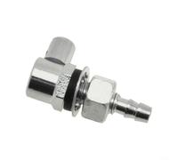 ComfyHarbor Rondelle de pare-brise chromée pour voitures des années 50-60, buse réglable pour Mini Austin, Triumph, Opel - Trou de 5 mm en laiton - WSB136