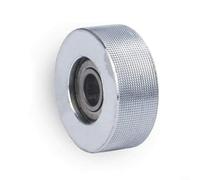 ComfyHarbor Rouleau d'estampage pour roue d'impression continue pour scelleuse de courroie FR1000 FR900, métal 50 mm de diamètre extérieur 13 mm ID lisse à rayures (roue de gaufrage)
