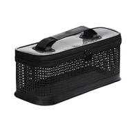 ComfyHarbor Sac de rangement en maille avec double fermeture éclair - Sac à main portable en plastique conçu pour stocker divers leurres et équipements de pêche, Voir image, B 10*28cm