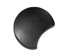 ComfyHarbor Support de baguettes demi-rond en métal pour cuillères, fourchettes et couteaux, décoration de table, repose-ustensiles pour la maison, la salle à manger, la cuisine (noir)