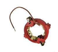 ComfyHarbor Support de balai de carbone 316051960 compatible avec l'outil électrique METABO BEV1300-2 - Pièce de rechange en métal rouge - Composant en plastique pour réparation et entretien