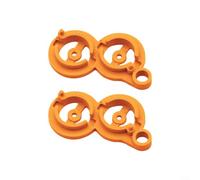 ComfyHarbor Support de bouton pour Game Boy Zero X Y, pour PLA Positionnement Trou Support de Modification de fente Accessoire pour réparation de console portable, blanc, gris, orange (orange)