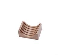 ComfyHarbor Support de filtre à expresso en bois pour écrans de 51 mm, 53 mm, 58 mm, base stable, pour une distribution uniforme de l'eau et un nettoyage facile (3 compartiments)