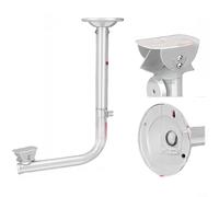 ComfyHarbor Support de montage réglable pour caméra de vidéosurveillance, tuyau en acier galvanisé extensible de 30 à 60 cm, rotation à 360 degrés pour mur, plafond, équipement de surveillance (C)