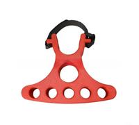 ComfyHarbor Support de réparation de guidon de vélo - Outil de maintenance réglable pour vélo, support d'établi en plastique, pour câble de frein, levier de vitesses orange rouge (rouge)