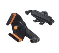 ComfyHarbor Support de téléphone de voiture, réglable à 360°, en alliage de zinc, pour Tesla, poignée en silicone antidérapante, support de navigation stable, pour tous les smartphones, vue de