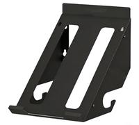 ComfyHarbor Support mural pour scie circulaire en acier inoxydable pour la plupart des grandes marques, finition noire avec accès rapide, 37 x 21 x 5 cm