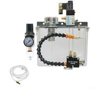 ComfyHarbor Système de pulvérisation de refroidissement pour machine-outil de 3 L, avec valve de contrôle de pression à base magnétique, arbre flexible, pour le travail des métaux CNC et le fraisage