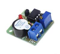 ComfyHarbor Tableau d'alarme basse tension LM358 9 V 12 V avec batterie basse tension, module sonore avec protection contre l'inversion de polarité, sensibilité réglable pour la surveillance de