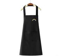 ComfyHarbor Tablier de cuisine en polyester imperméable avec poche pour téléphone, résistant à l'huile, tablier de cuisine sans manches pour la maison, le restaurant et le café, pour les tâches