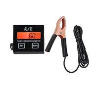 ComfyHarbor Tachymètre numérique inductif pour tronçonneuse moto tondeuse à gazon moteur essence 2 temps 4 temps mesure vitesse 100-30000 tr/min