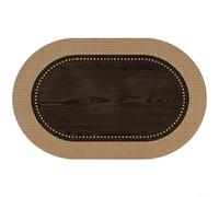 ComfyHarbor Tapis de bain en diatomite à séchage rapide avec dos en caoutchouc antidérapant, absorbant et antidérapant pour salle de bain, douche, entrée intérieure (F)