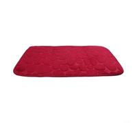 ComfyHarbor Tapis de bain en mousse à mémoire de forme, absorbant, antidérapant à séchage rapide avec coussin épais, lavable, pour douche, gris foncé, 0,5 x 0,6 m (vin rouge)
