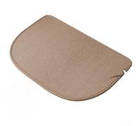 ComfyHarbor Tapis de sol de salle de bain absorbant et antidérapant avec revers en caoutchouc, séchage rapide, lavable en machine, pour salle de bain, cuisine, entrée, 50 x 80 cm (marron)