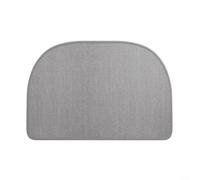 ComfyHarbor Tapis de sol de salle de bain absorbant et antidérapant avec revers en caoutchouc, séchage rapide, lavable en machine, pour salle de bain, cuisine, entrée (gris) 50 x 80 cm