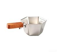 ComfyHarbor Tasse à mesurer à café en acier inoxydable avec bec, récipient à dosage précis pour brassage et pâtisserie, outil de cuisine résistant à la rouille avec des marques claires, facile à