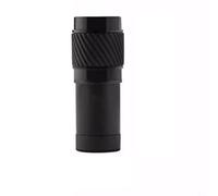 ComfyHarbor Télescope monoculaire 7 x 18 avec support pour smartphone, compact 40 g, objectif grand angle 8,2 ° en verre HD pour observation des oiseaux, chasse, concerts, voyage - Noir