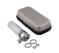 ComfyHarbor Tête de lanterne à gaz portable avec corps en alliage d'aluminium et couvercle en verre, luminosité réglable pour éclairage de tente, pour bouteilles de gaz isobutane standard à visser