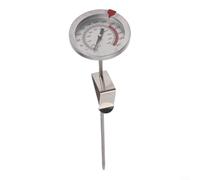 ComfyHarbor Thermomètre à huile ComfyHarbor avec support, sonde en acier inoxydable de 10 à 287,8 °C, lecture rapide, longueur 23 cm, design à clipser pour la cuisine, le grill, la friture, la