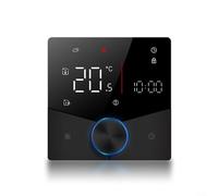 ComfyHarbor Thermostat de chauffage au sol intelligent WiFi 16 A, contrôleur de température numérique pour systèmes électriques au sol et chaudière, pour application TUYA, économie d'énergie, blanc (C