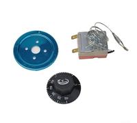 ComfyHarbor Thermostat de four électrique avec bouton de tube capillaire, régulateur de température réglable de 50 à 400 degrés Thermostat de four
