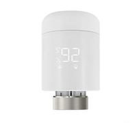 ComfyHarbor Thermostat de radiateur programmable avec détection ouverte, protection contre le gel et verrouillage enfant pour application Tuya/Smart Life, M30 x 1,5 mm