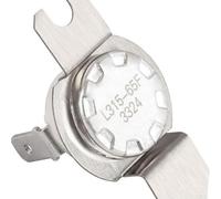 ComfyHarbor Thermostat WE4M137 L315-65F pour sèche-linge Hotpoint pour KENMORE, interrupteur de sécurité réinitialisable à 2 fils, remplace WE4M457 WE03M0026, noir
