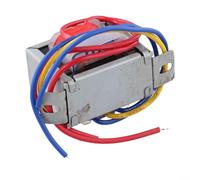 ComfyHarbor Transformateur de puissance EI48, 10 W AC 220 V à 15 V-0-15 V/18 V-0-18 V, convertisseur abaisseur de bobine de cuivre complet avec noyaux ignifuges pour équipements électriques