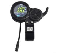 ComfyHarbor Trottinette électrique LCD avec affichage du pouce, panneau de commande à 6 broches avec mode de vitesse et moniteur de puissance, matériau ABS, pour VSETT 8 8+ 9+ 10+