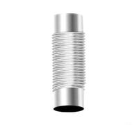 ComfyHarbor Tuyau coudé réglable de 0 à 135 degrés en acier inoxydable pour poêle à bois ou chaudière, connecteur coudé de 60 mm de diamètre pour système de chauffage intérieur ou extérieur