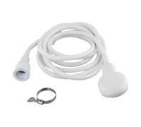 ComfyHarbor Tuyau de douche flexible à pression avec tête de pulvérisation pour connexion à un seul robinet, compatible avec baignoire standard, joints en caoutchouc pour un ajustement étanche
