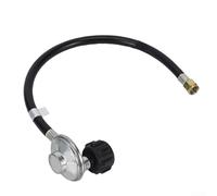 ComfyHarbor Tuyau régulateur de barbecue de 1 m pour barbecue au propane avec configuration à 90 degrés et construction en matériau solide