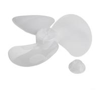 ComfyHarbor Ventilateur de rechange en plastique de 30,5 cm, 3 feuilles à faible bruit pour ventilateurs sur pied, sol, mur ou table, matériau PP transparent pour une installation et un nettoyage