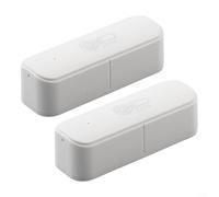 ComfyHarbor WiFi et capteur d'humidité pour alertes intelligentes en temps réel, thermomètre hygromètre avec batterie AAA, support mural ou de table pour Alexa, blanc (lot de 2) (2 wifi)