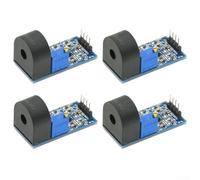 ComfyHarbor ZMCT103C Lot de 4 modules de capteur de courant alternatif 5 A monophasé réglable Sortie analogique pour surveillance électrique et mesure précise du signal