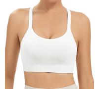 Comfyin Soutien-Gorge de Sport Dos Nageur pour Femme - Brassière d'entraînement Non rembourrée sans Couture pour Yoga, Gym, Fitness