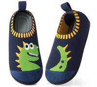 Comfyouth Pantoufles pour enfants garçons et filles - Respirantes - Antidérapantes - Pour la maternelle, bleu foncé, 24/25 EU