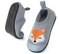 Comfyouth Pantoufles pour enfants garçons et filles - Respirantes - Antidérapantes - Pour la maternelle, gris, 25.5/26 EU
