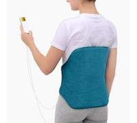 Comfytemp Grande Taille Ceinture Chauffante Lombaire, 9 Niveaux Température | 11 Minuteries Auto, 39x61 cm Coussin Chauffant pour le Dos, Abdomen et le Ventre, Lavable (Tour de Taille Max : 120 cm)