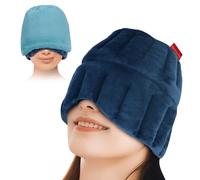 Comfytemp Micro-ondes Masque Migraine pour Soulager la Pression des Sinus, les Céphalées de Tension et la Fatigue Oculaire, Bonnet Anti-Migraine, Masque Thermique pour les yeux Soulageant Douleur