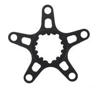 Comgooldool Adaptateur de manivelle pour montage direct sur 110BCD/130BCD, anneau de conversion CNC en alliage d'aluminium 6061, pour GXP-simple ou double, noir (110BCD noir)