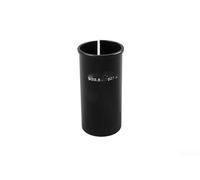 Comgooldool Adaptateur réducteur de tige de selle de vélo de 27,2 à 28,6 mm, insert de tube en alliage d'aluminium 6061 pour modification du cadre de vélo, noir, longueur 100 mm (court)