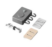 Comgooldool Alarme d'entrée sans fil avec rappel vocal, capteur intelligent sonore sonore pour supermarché, magasin, 20 messages d'accueil prédéfinis, installation magnétique ou suspendue, intrusion